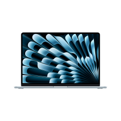 Apple MBA 15" M4 chip with 10-core CPU and 10-core GPU, 16GB, 256GB SSD - Sky Blue
